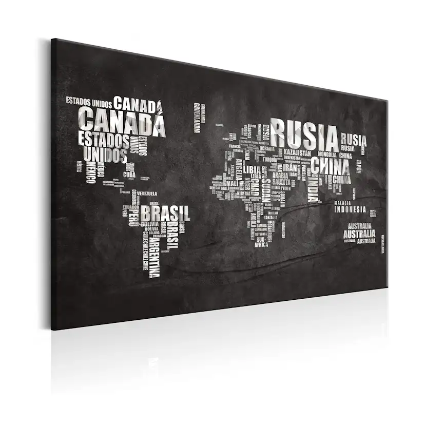 Tavla Arkiio World Map Spanish Geography