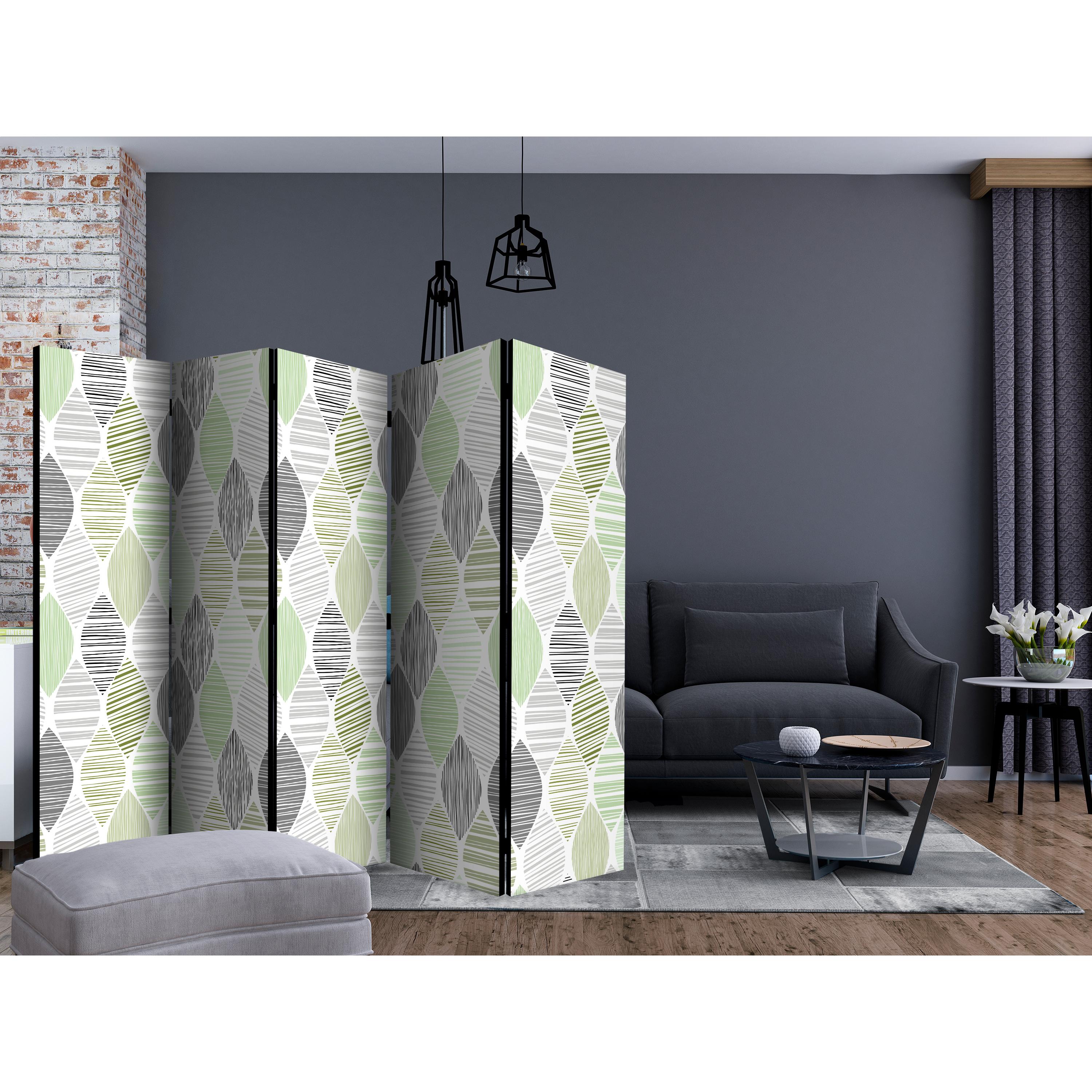 Rumsavdelare Arkiio Green Tears II 225x172 cm