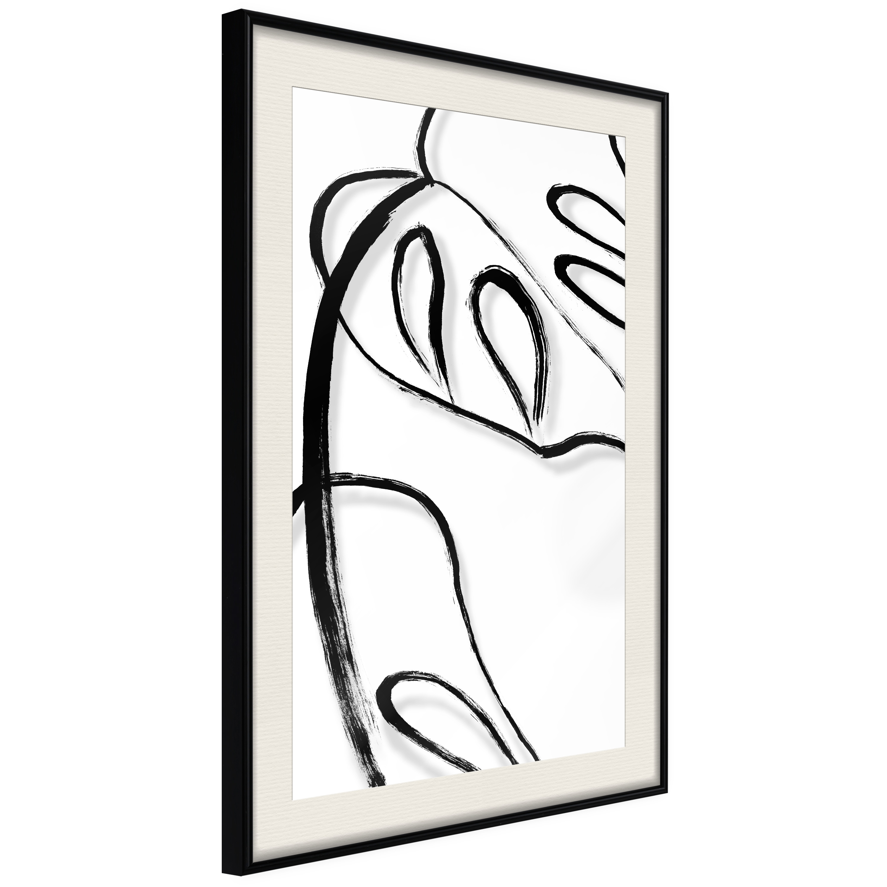 Poster Artgeist Affisch White Monstera