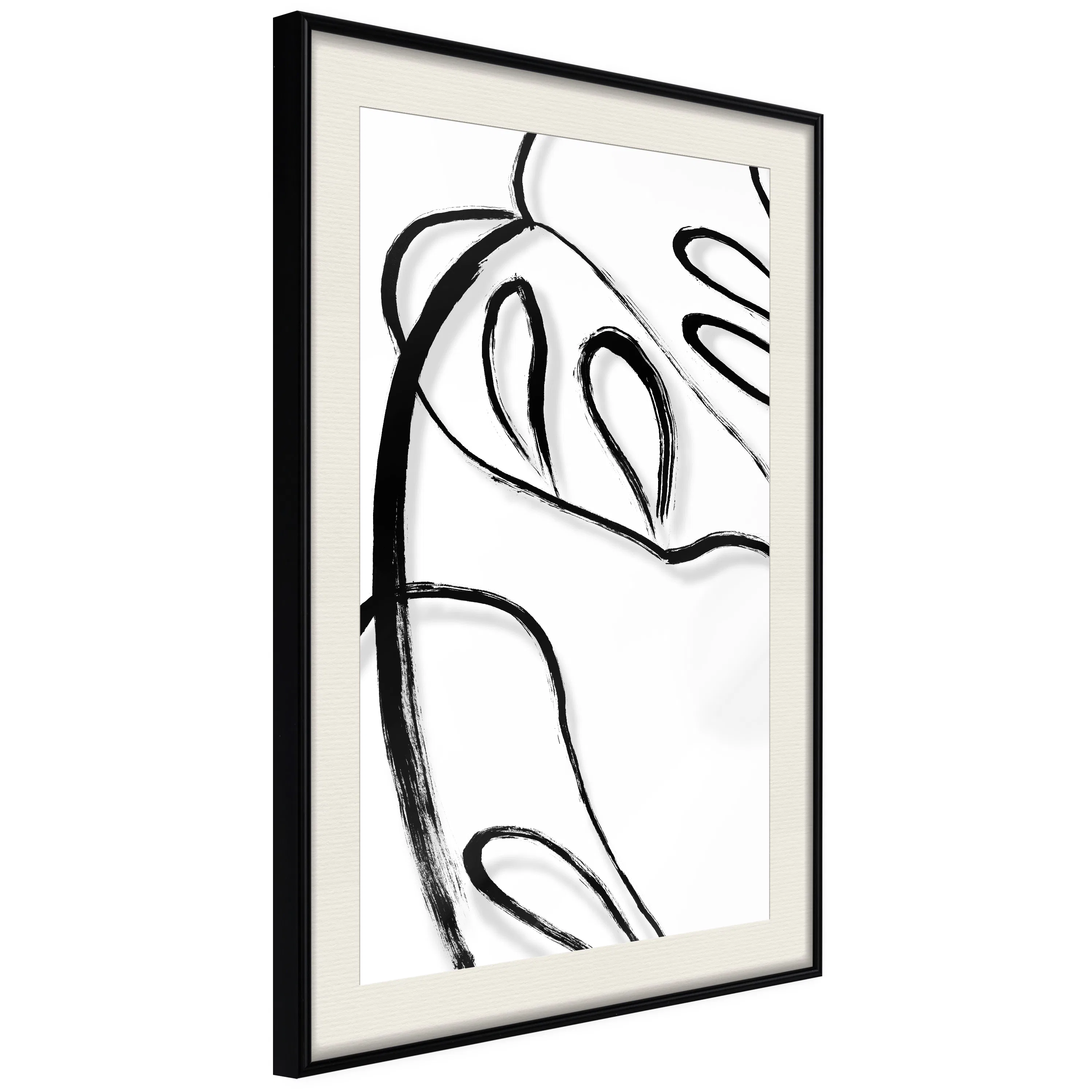 Poster Artgeist Affisch White Monstera