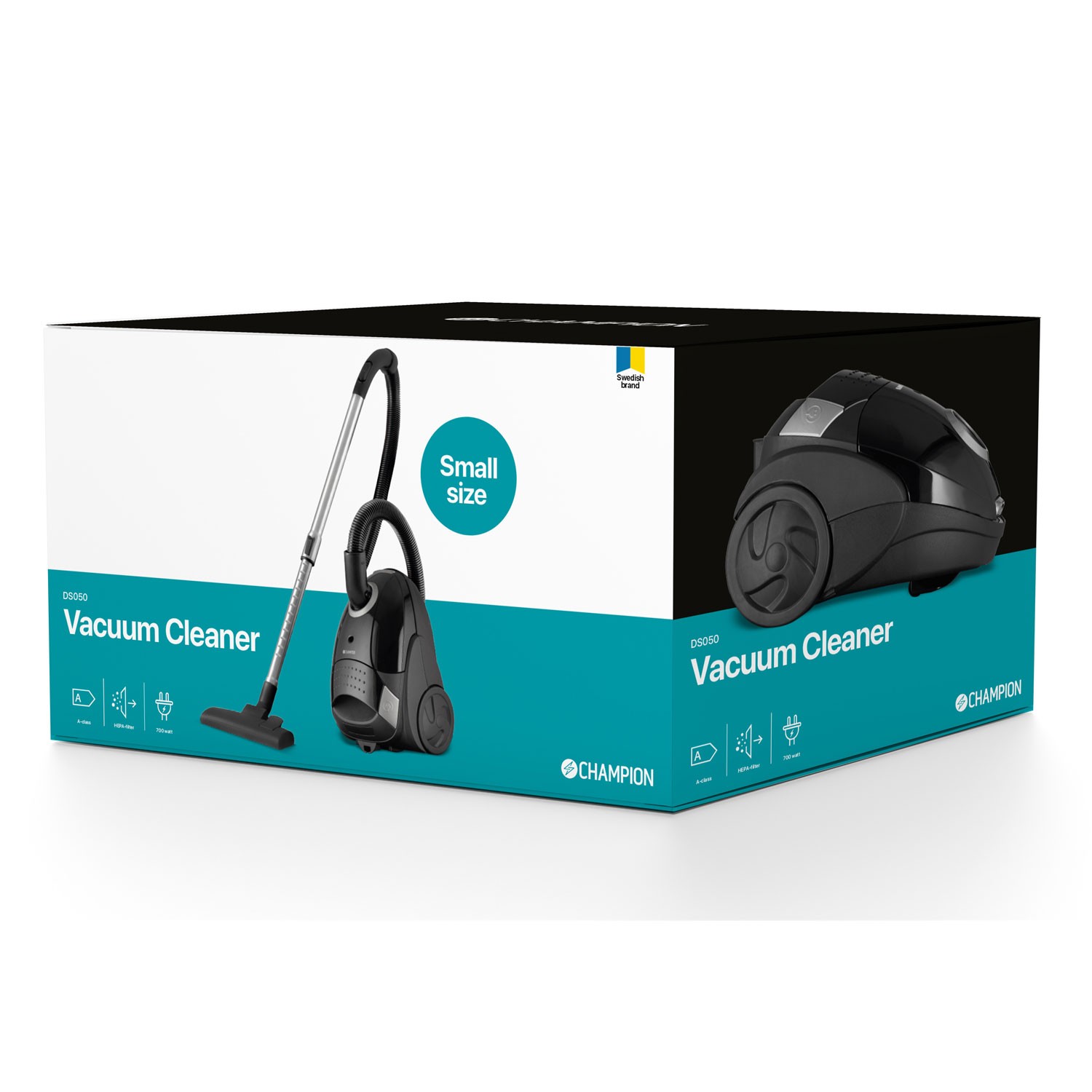 Dammsugare Champion Small 700W 2L DS050 Svart