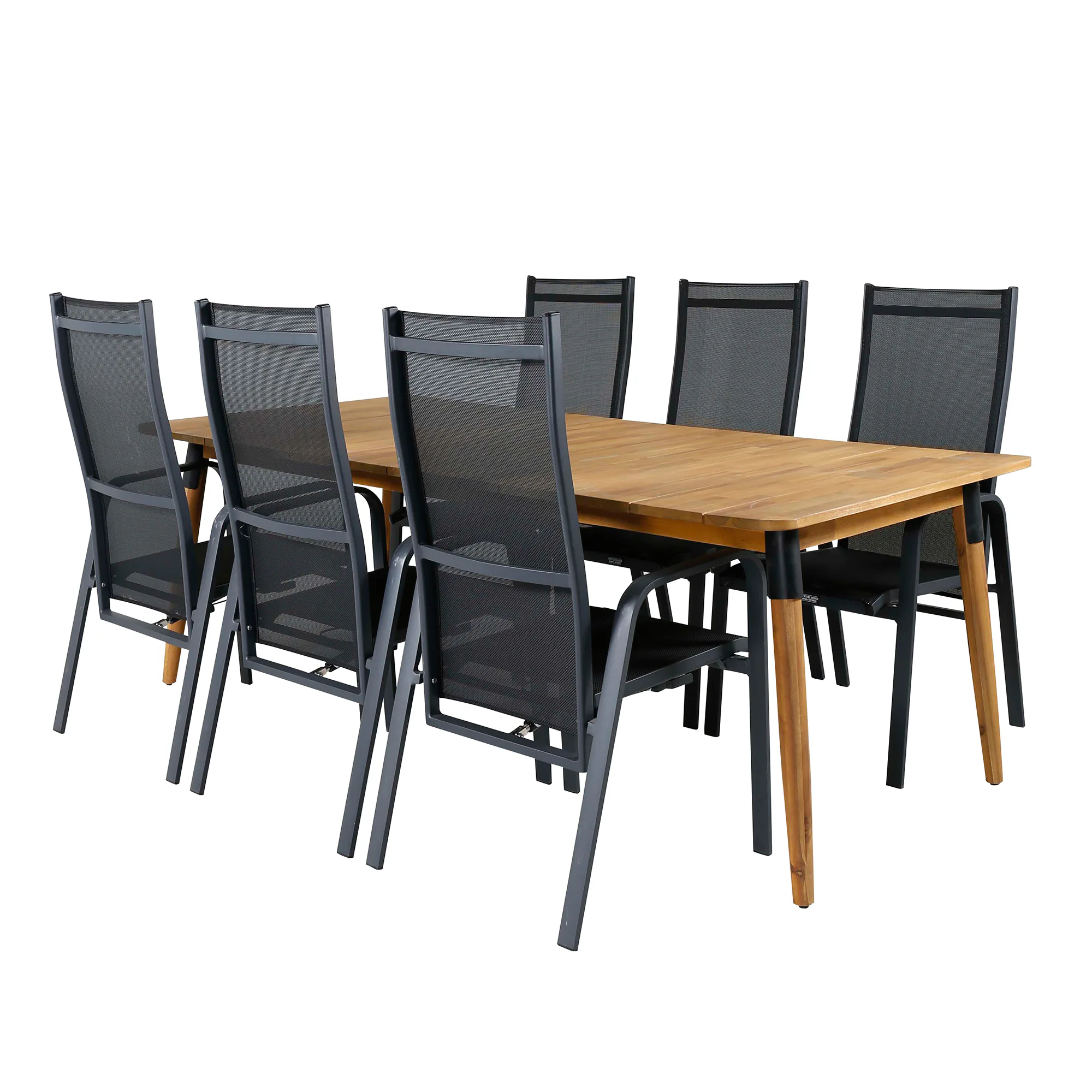 Matgrupp Venture Home Julle med 6 Cubb Recliner Matstolar