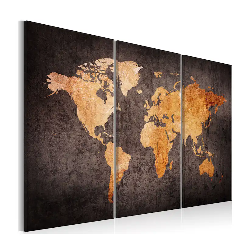 Tavla Arkiio Chestnut World Map