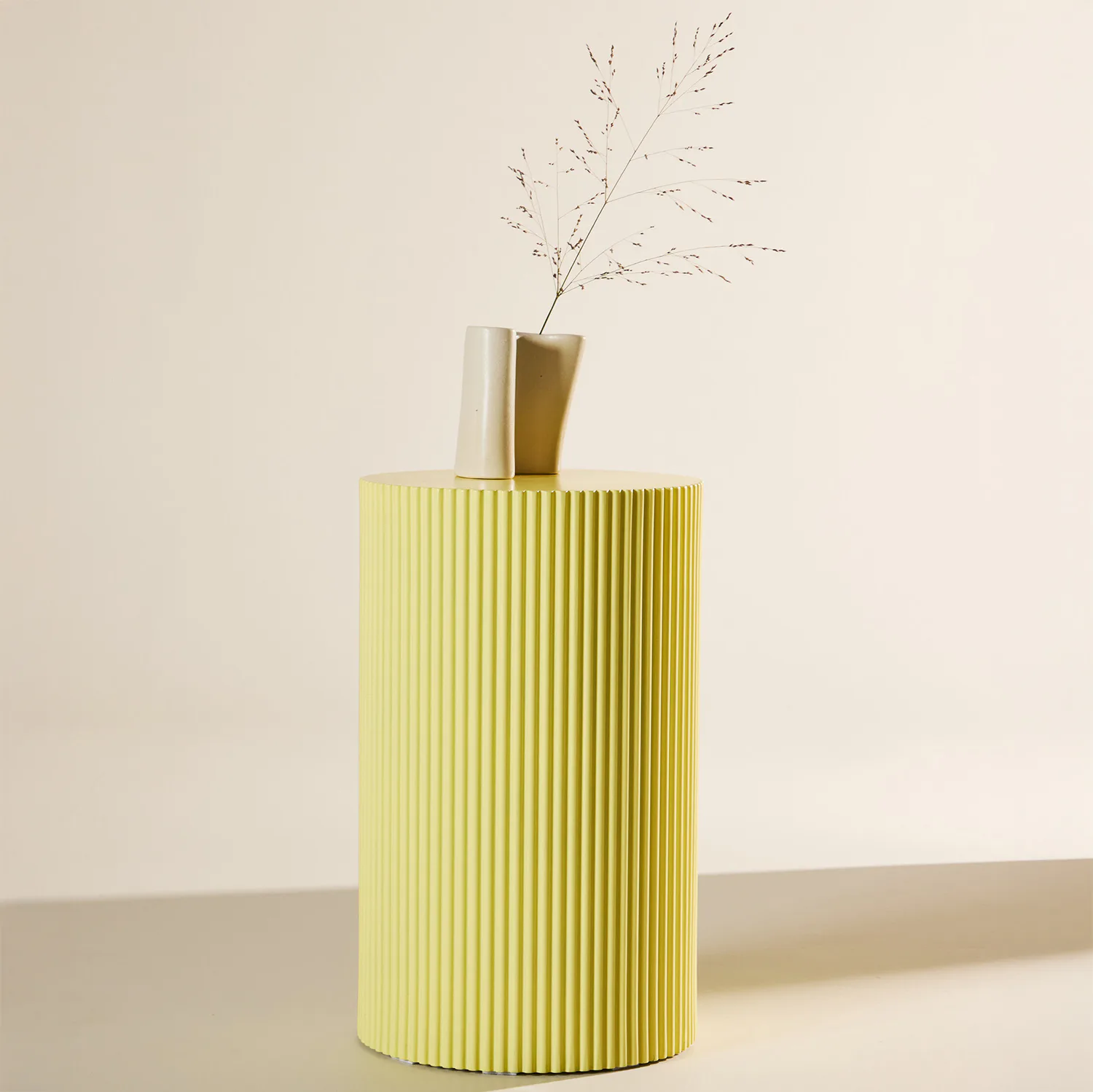 Sidobord Venture Home Lenox Svart Runt Bord/Piedestal Ø30,5cm