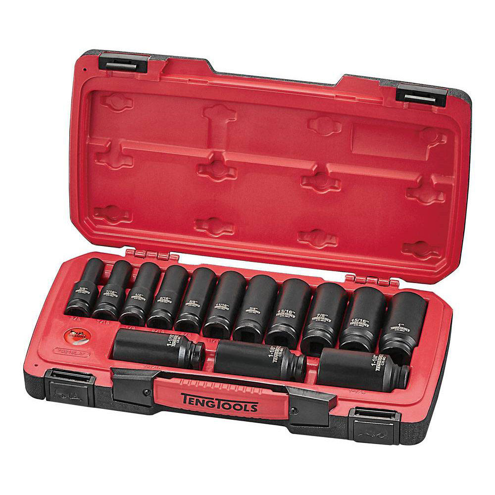 Krafthylssats Teng Tools 1/2 T9218LAF