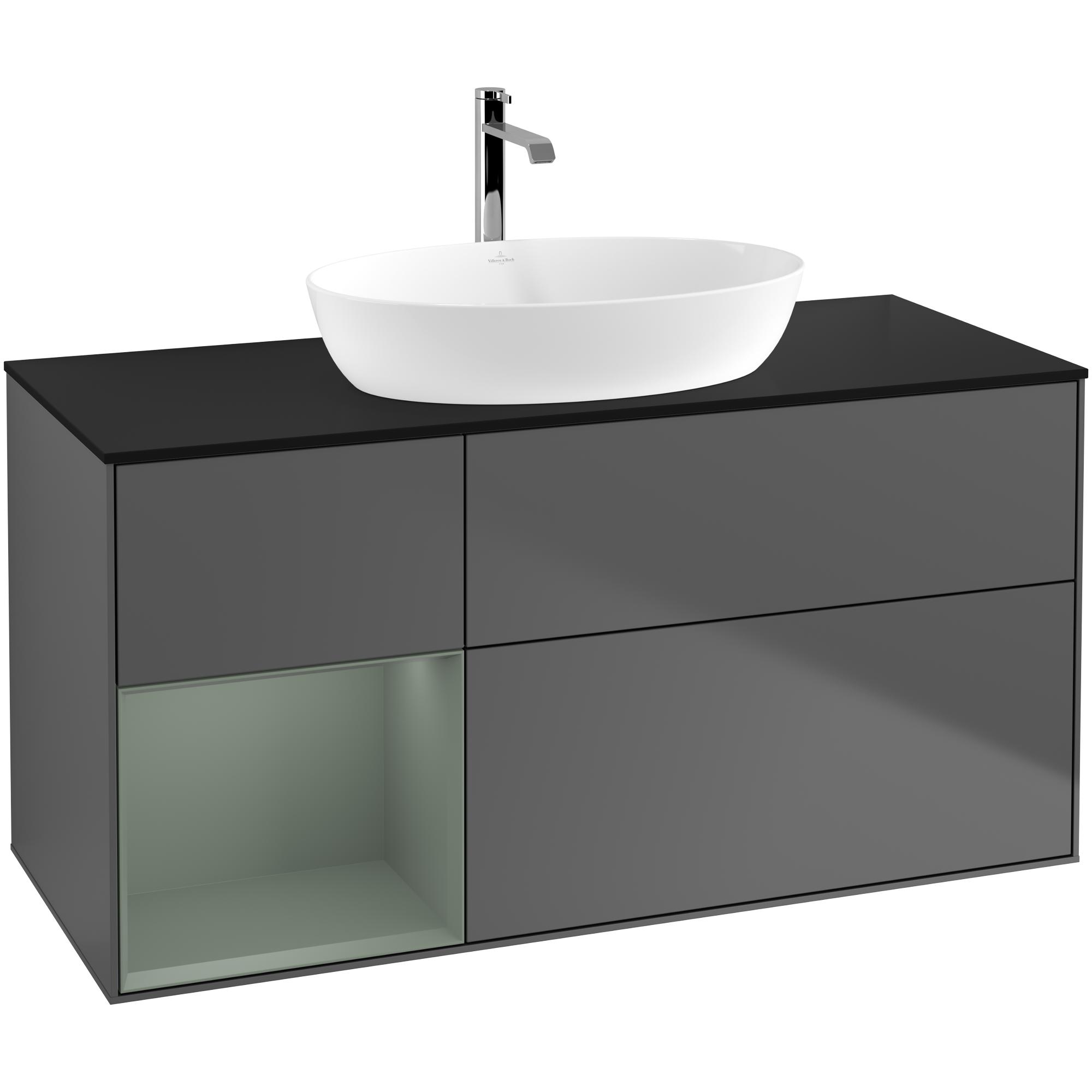 Tvättställsskåp Villeroy & Boch Finion med 3 Lådor Hylla och Bänkskiva för Fristående Tvättställ från Artis & Collaro