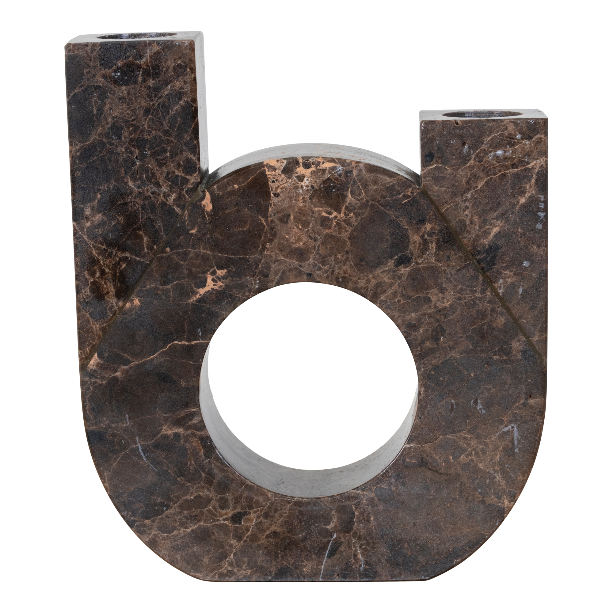 Ljusstake House Nordic Marble Twin