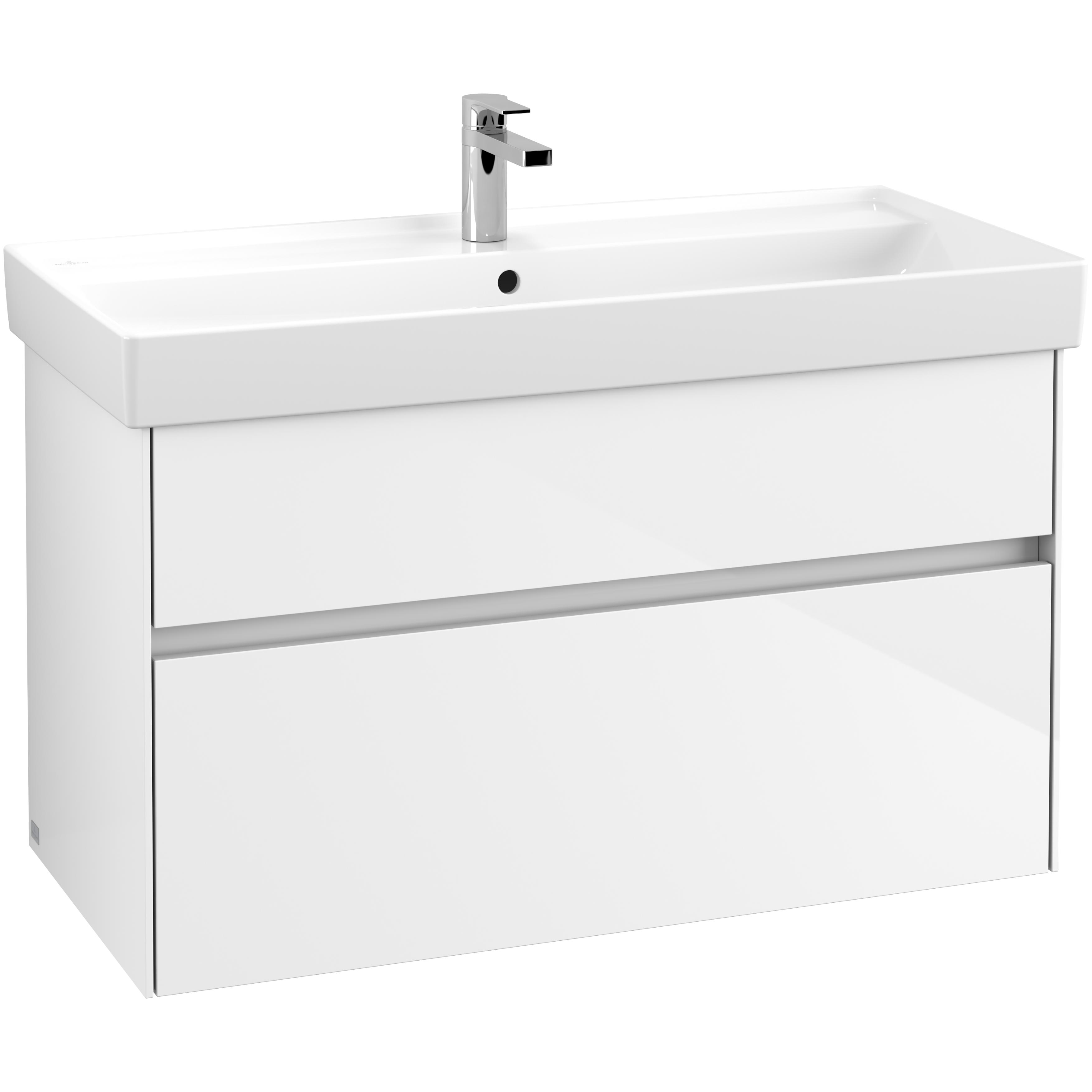 Tvättställsskåp Villeroy & Boch Collaro med 2 Lådor för Inbyggt Skåpstvättställ