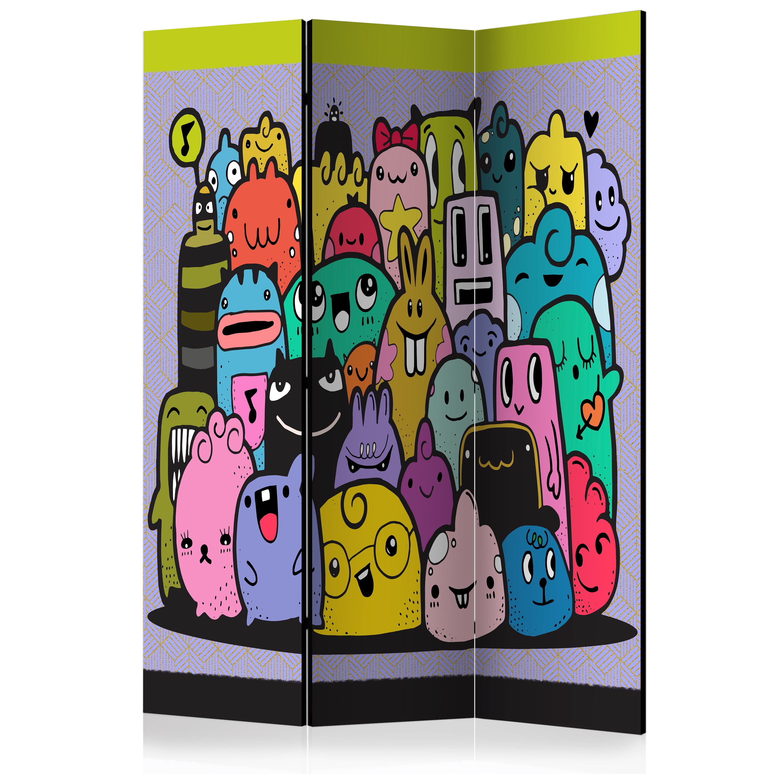 Rumsavdelare Arkiio Monsters From 3rd C Grade 135x172 cm