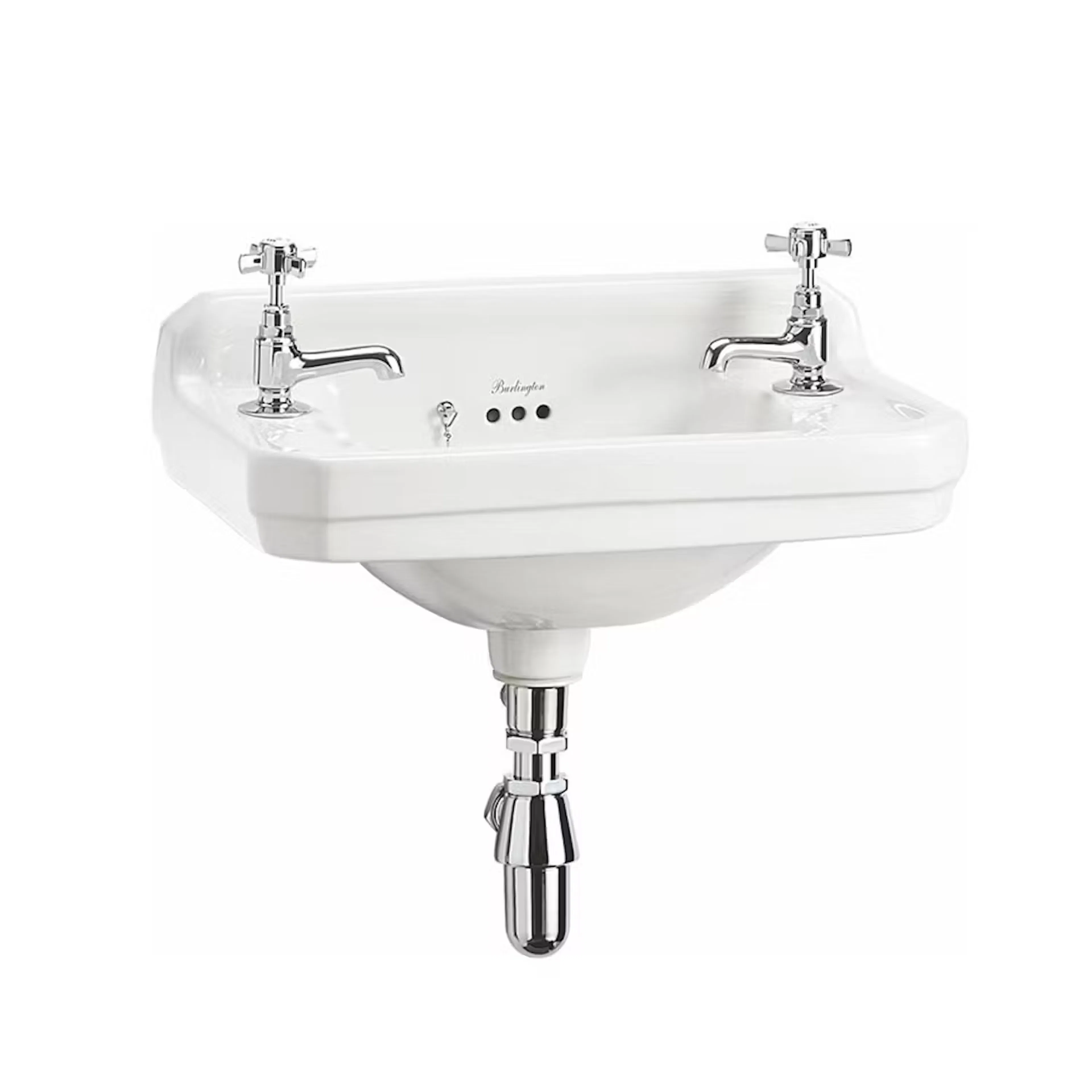 Tvättställ Burlington Edwardian 510 mm 2 Blandarhål