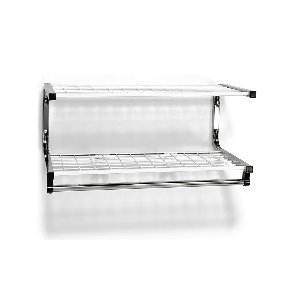Hatthylla Habo 7000 Vit/Förnicklad, B: 80 cm