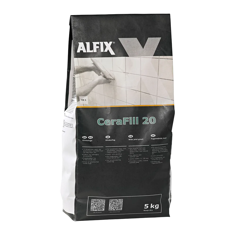 Klinkerfog-A 20 kg ljusgrå 20 kg Ljusgrå