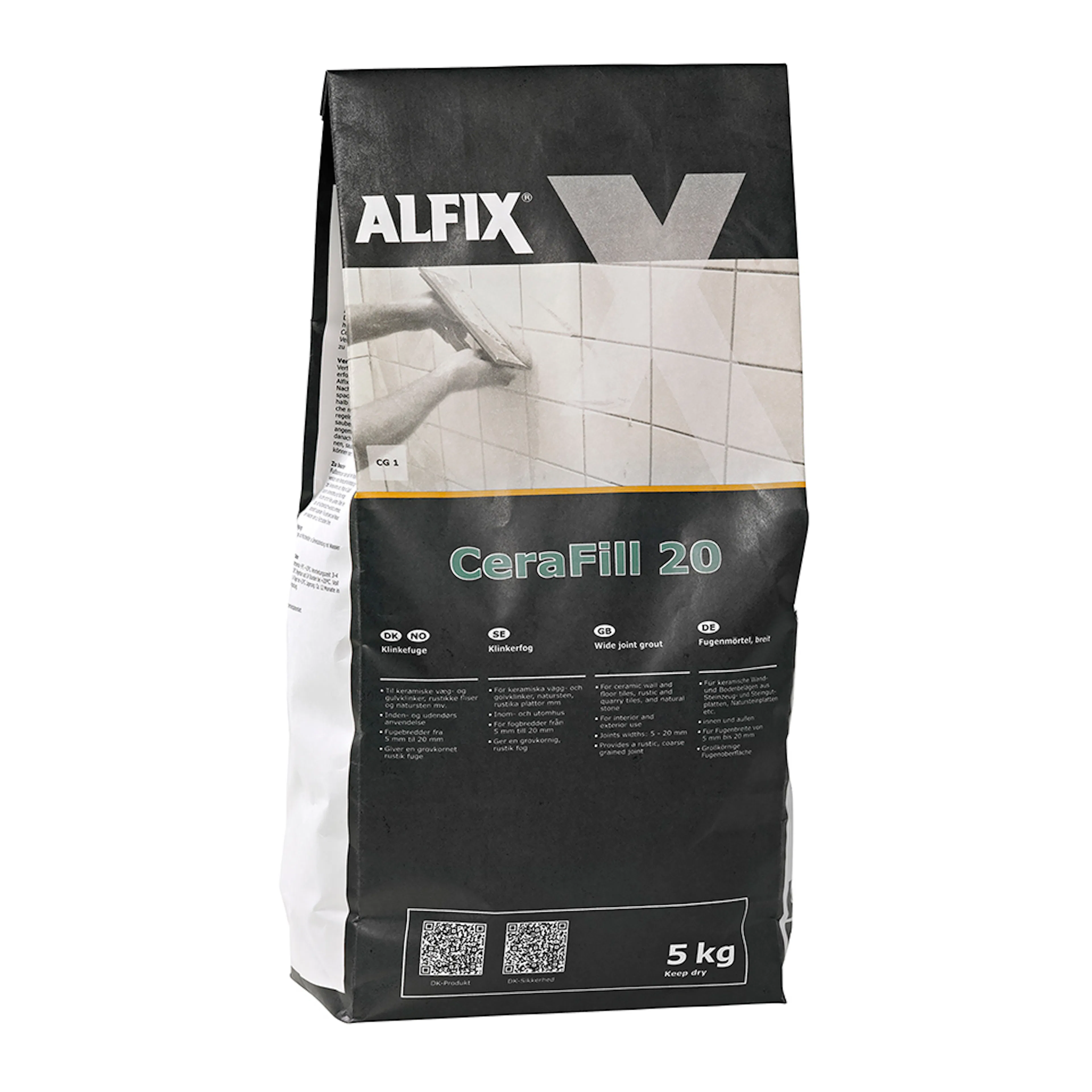 Klinkerfog-A 20 kg ljusgrå 20 kg Ljusgrå