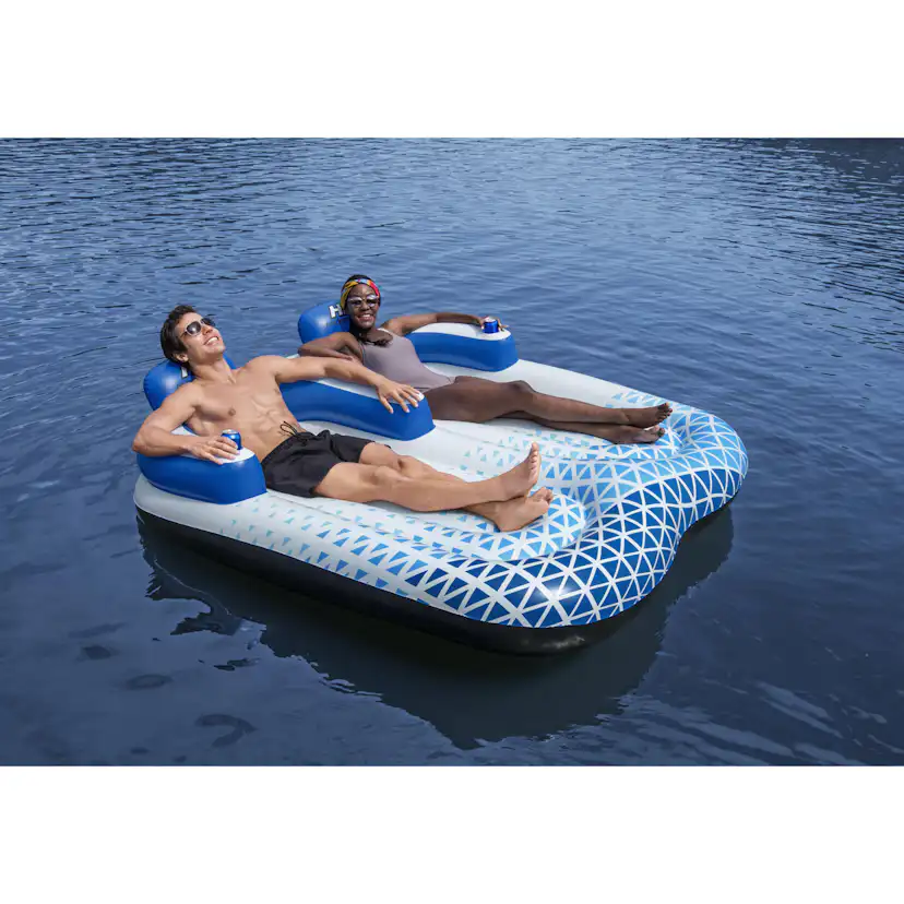 Badmadrass Bestway Hydro Force Indigo Wave Double Lounge 196 cm