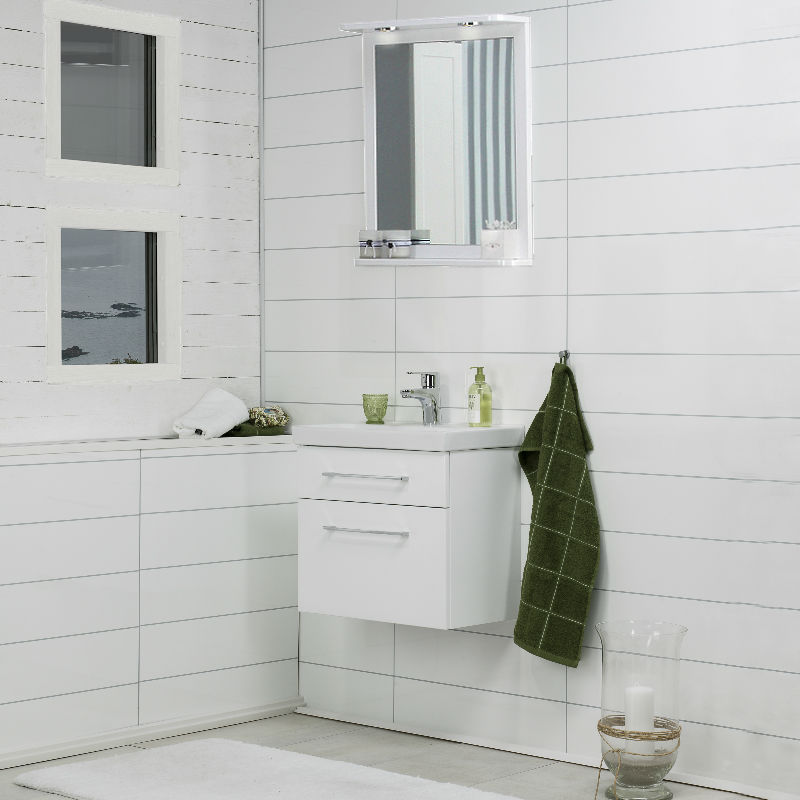 Möbelskåp Noro Fix Trend 550 Fix Matt Vit