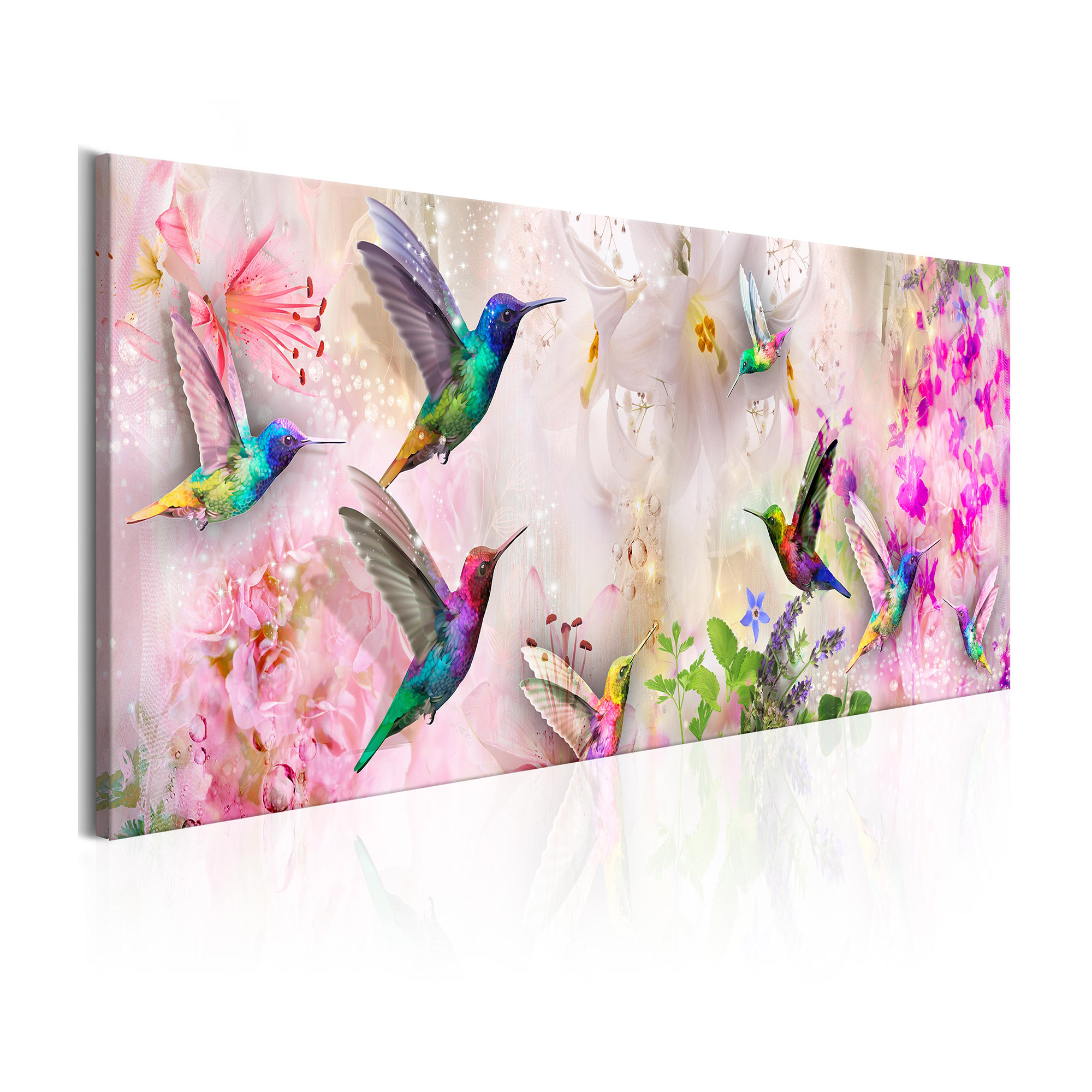 Tavla Arkiio Colourful Hummingbirds