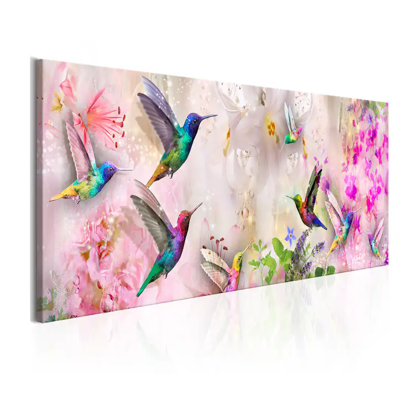 Tavla Arkiio Colourful Hummingbirds