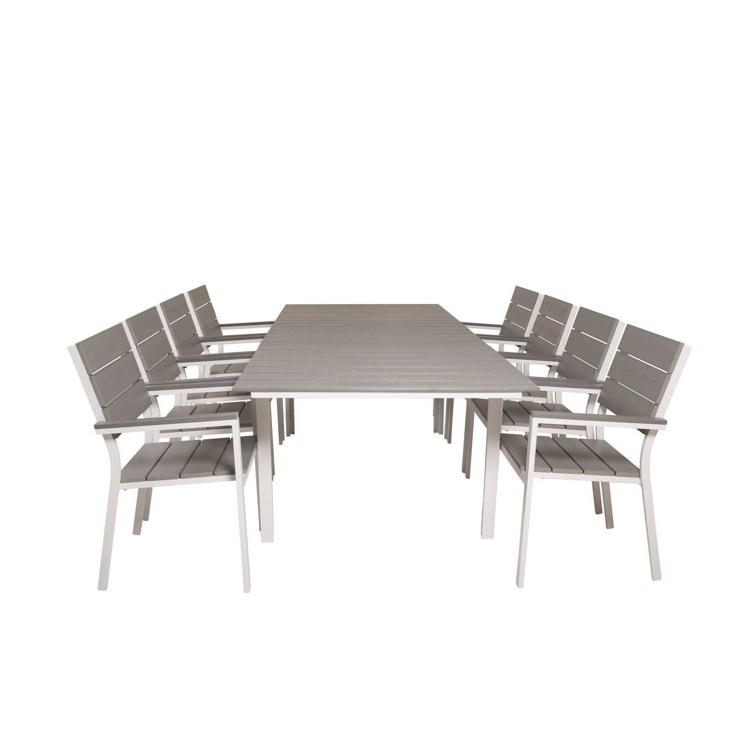 Matgrupp Venture Home Levels Förlängningsbar Matgrupp Utomhus 160cm med 8 Matstolar