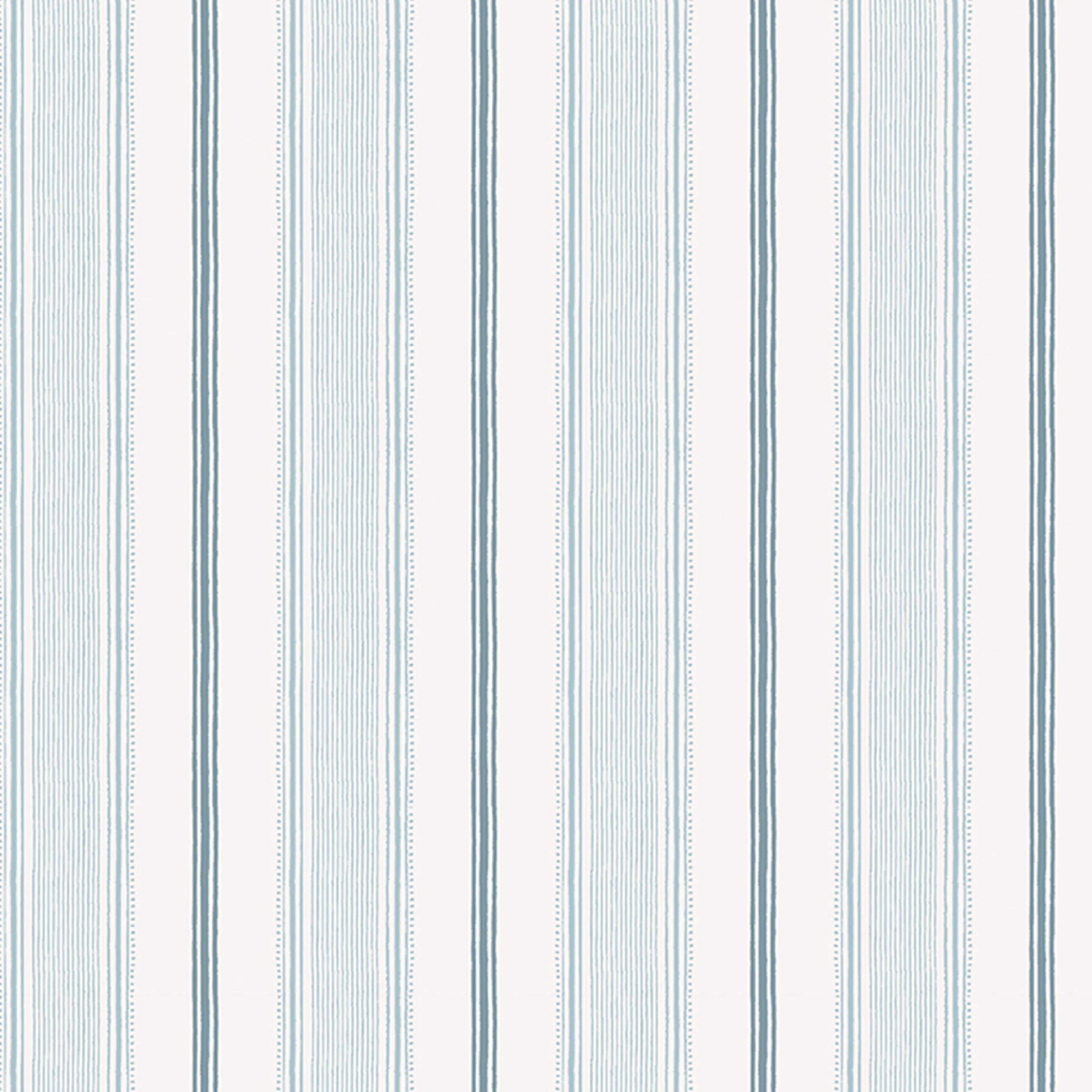 Tapet Laura Ashley Heacham Stripe Blå