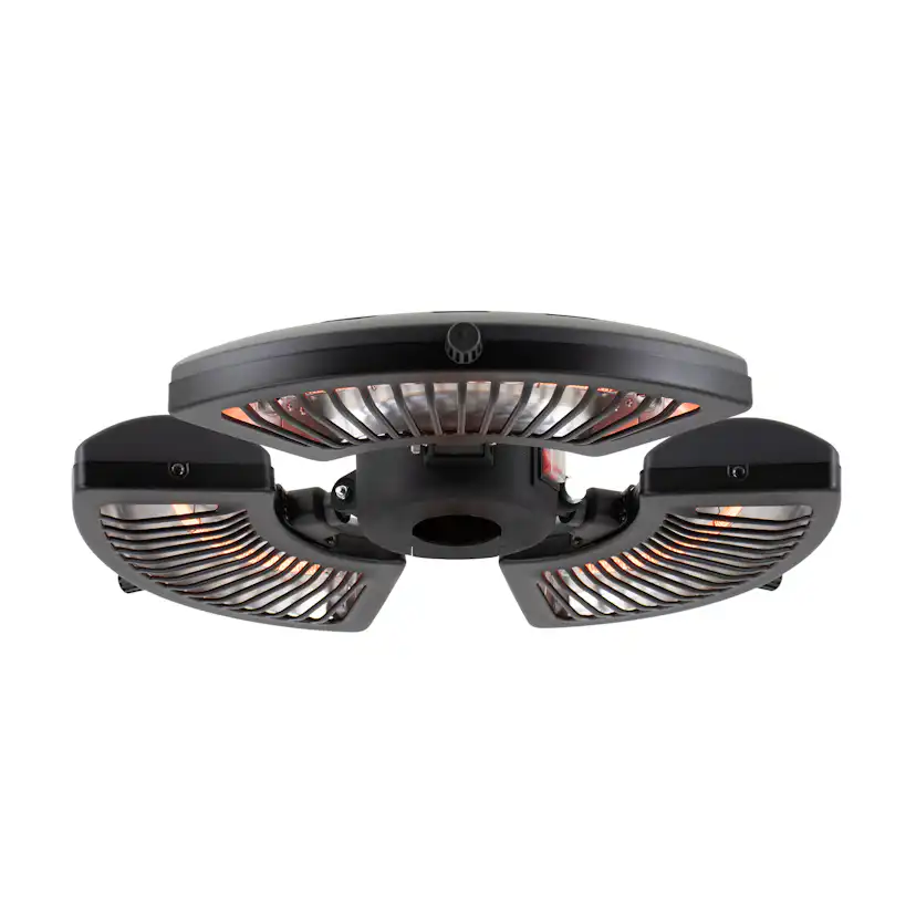 Terassvärmare Hortus Parasoll 800/1600/2400 W Svart