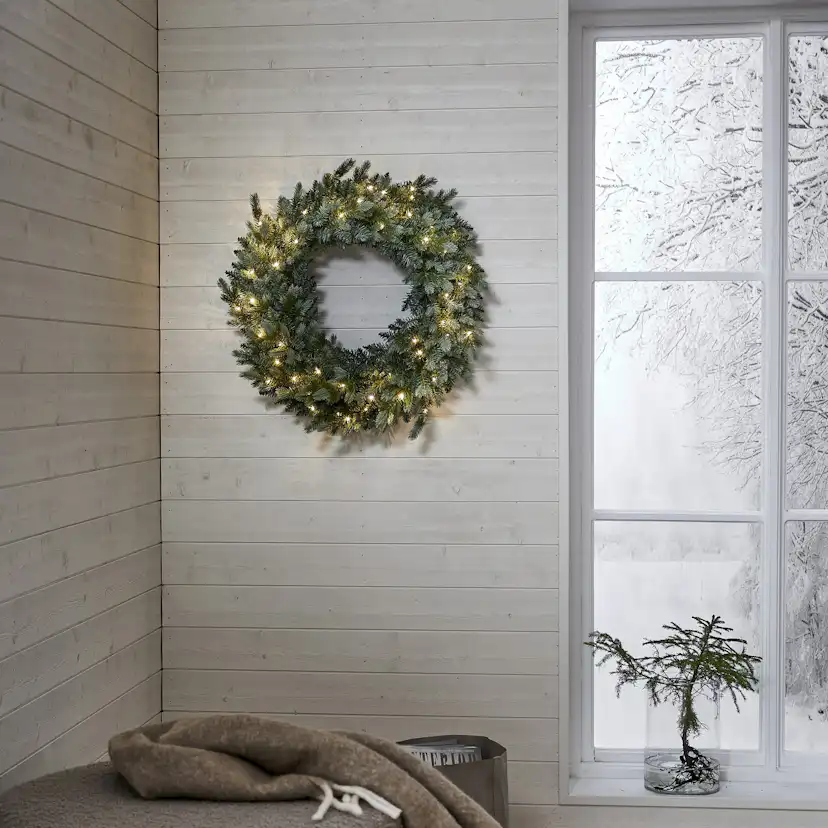 Krans Star Trading Greyland 80 cm LED-Ljuskrans