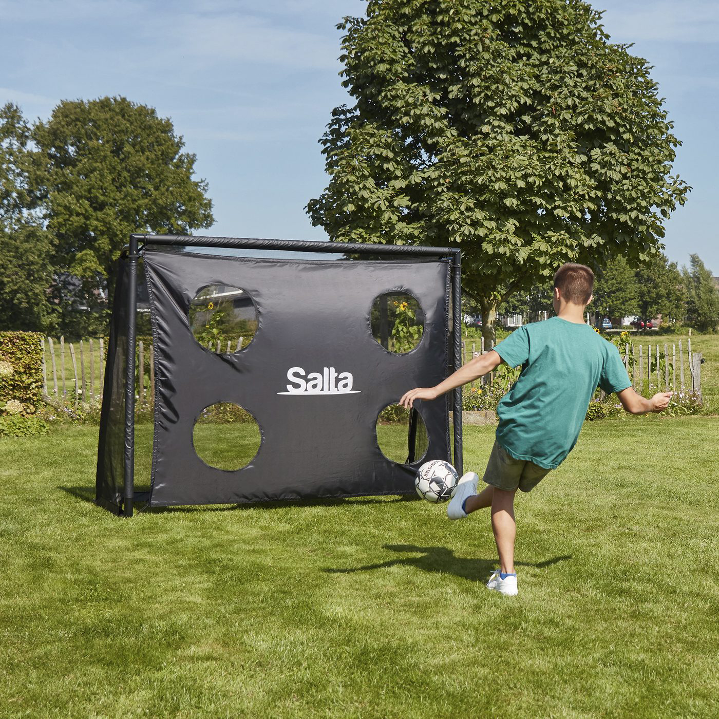 Fotbollsmål Salta Legend Med Sharpshooter 220x170x80 Cm