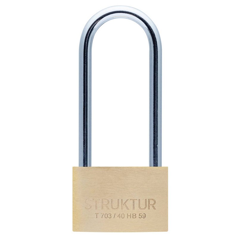 Hänglås Millers Mässing T 703/40Hb63