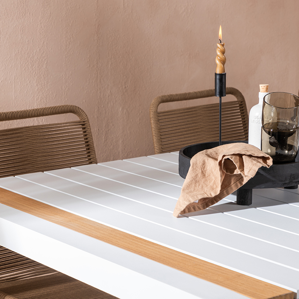 Matgrupp Venture Home Togo 200x100 cm med 6 Lindos Stolar
