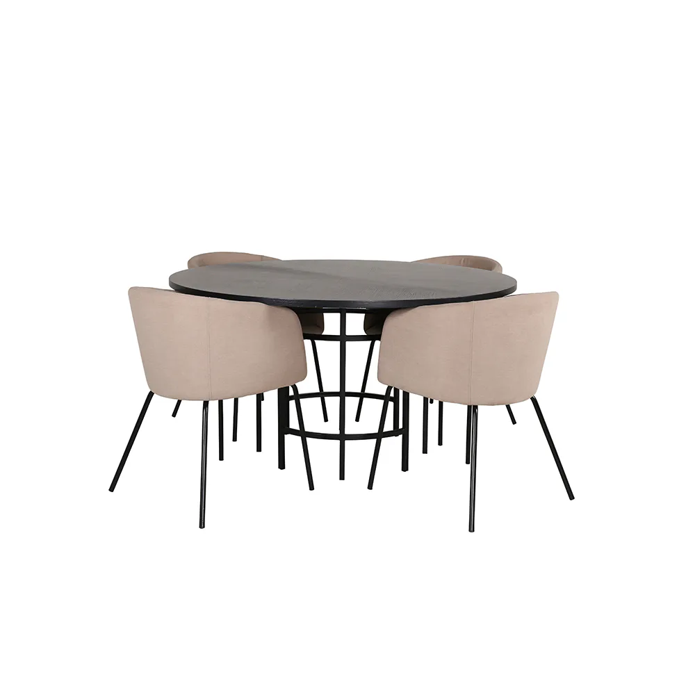Beige/Svart