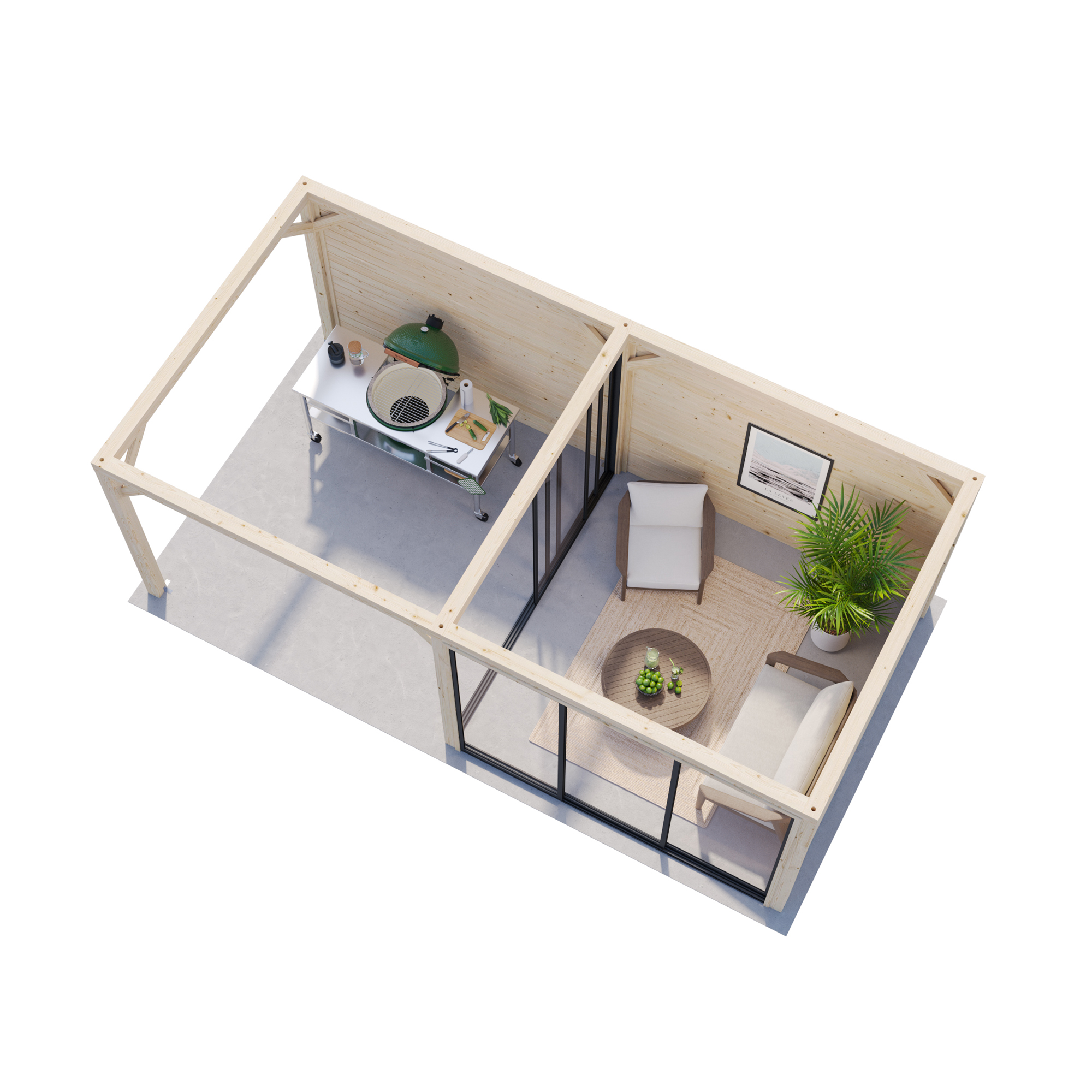 Uterum Palmako Bianca 16,6 m2 Set 205 Slide