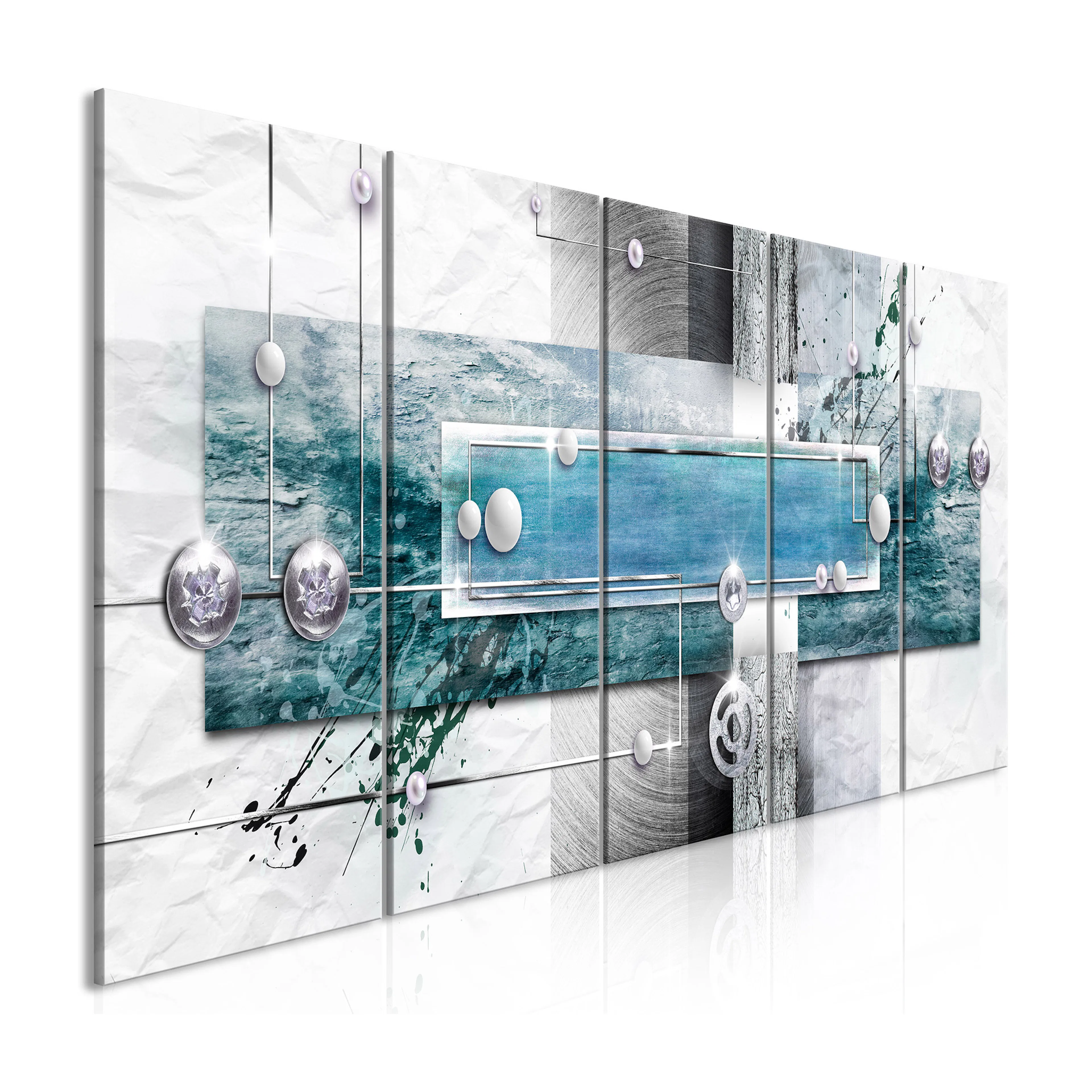 Tavla Arkiio Mysterious Mechanism Narrow Blue 5 delar