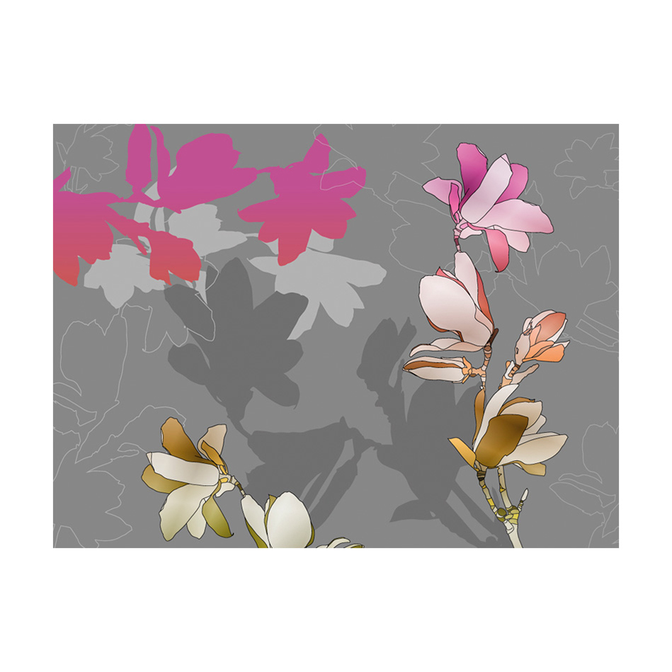 Pastell magnolior 400x309 Storlek: 400x309 cm