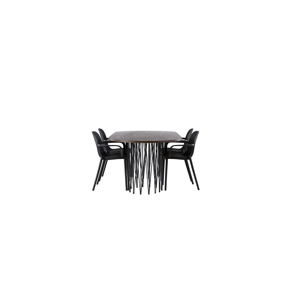 Matgrupp furniture/fashion Stone med 4 Baltimore Stolar