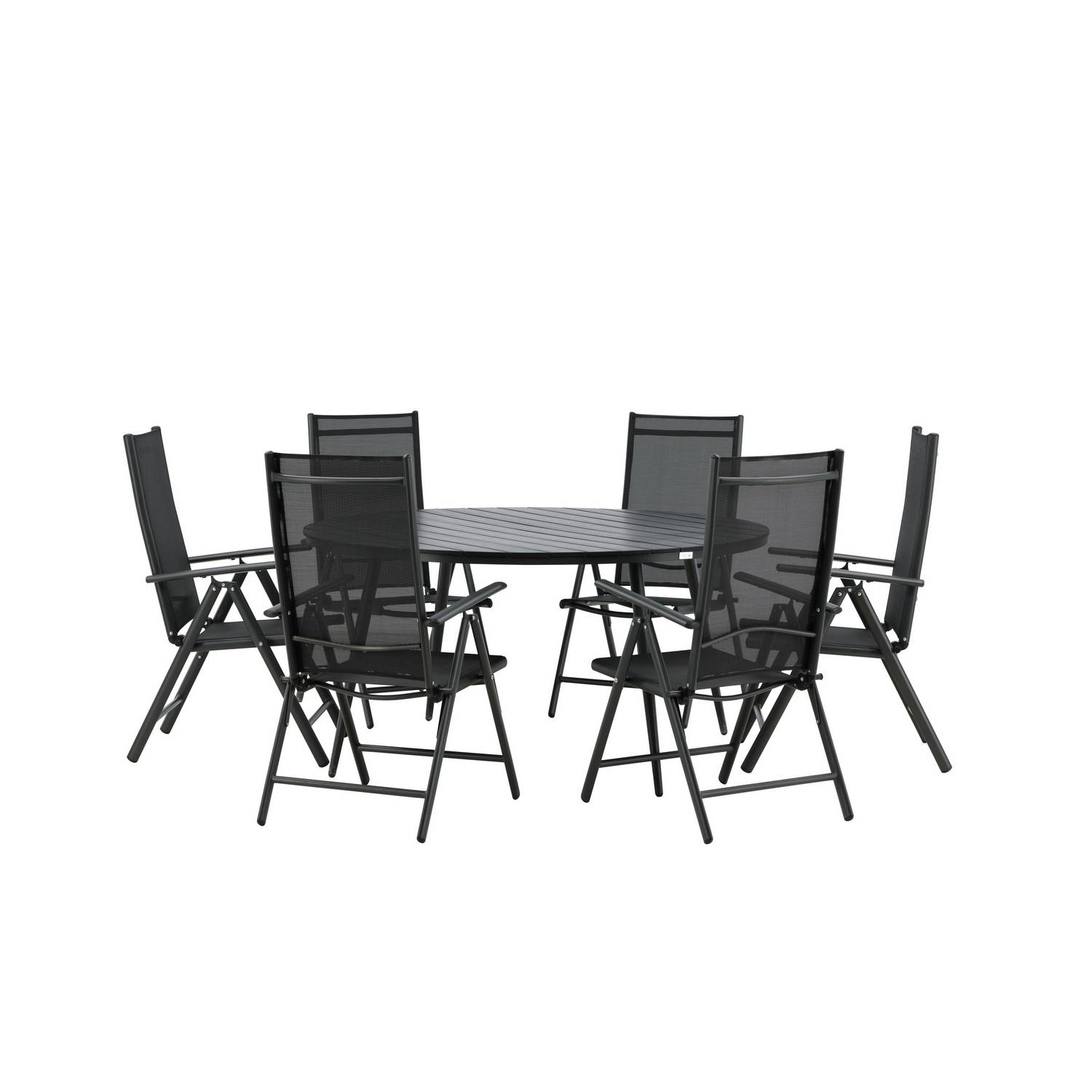 Matgrupp Venture Home Break Matgrupp Utomhus Rund 150 cm med 6 Break Positionsstol