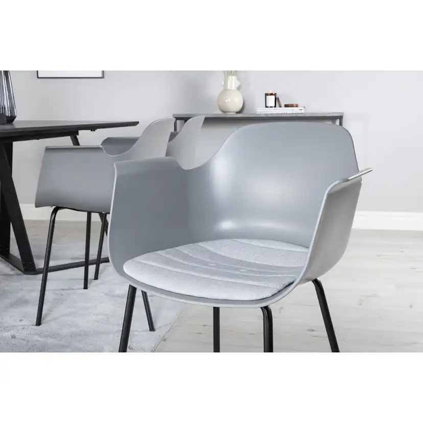 Matgrupp Venture Home Marina med 6 Comfort Plastic stolar