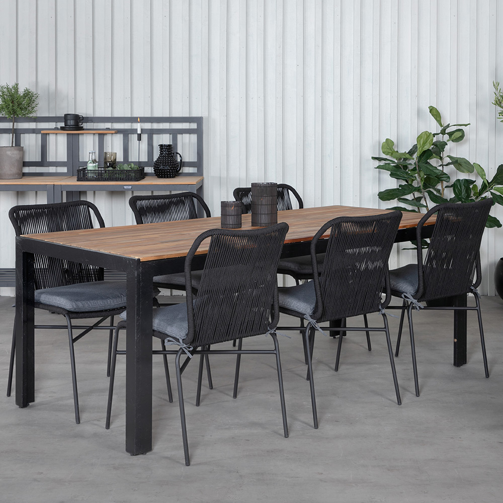 Matgrupp Venture Home Bois med 6 Julle Stolar