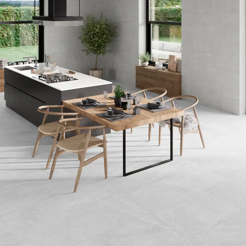 Klinker Tenfors Bellevue White Marmor Matt 75x75 cm