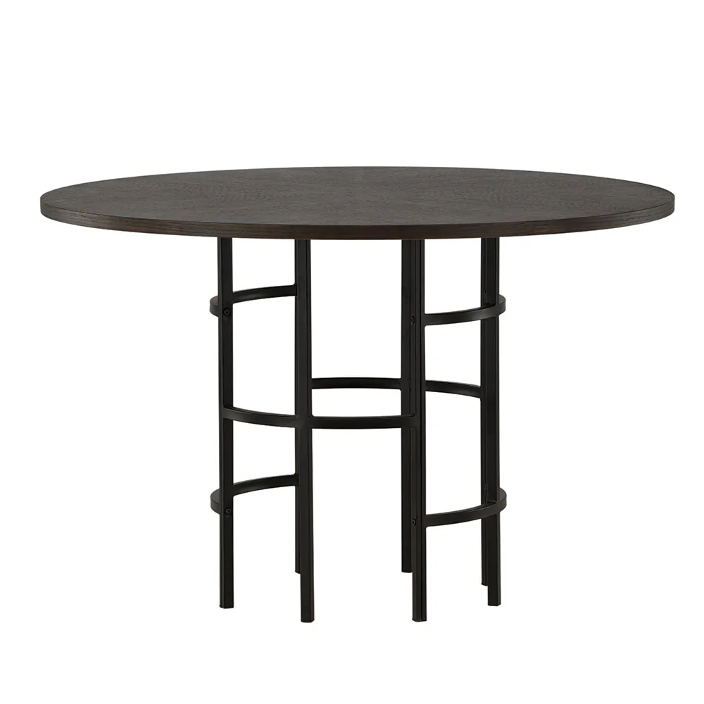 Copenhagen Dining Table- Black / Mocca Veneer Mocca