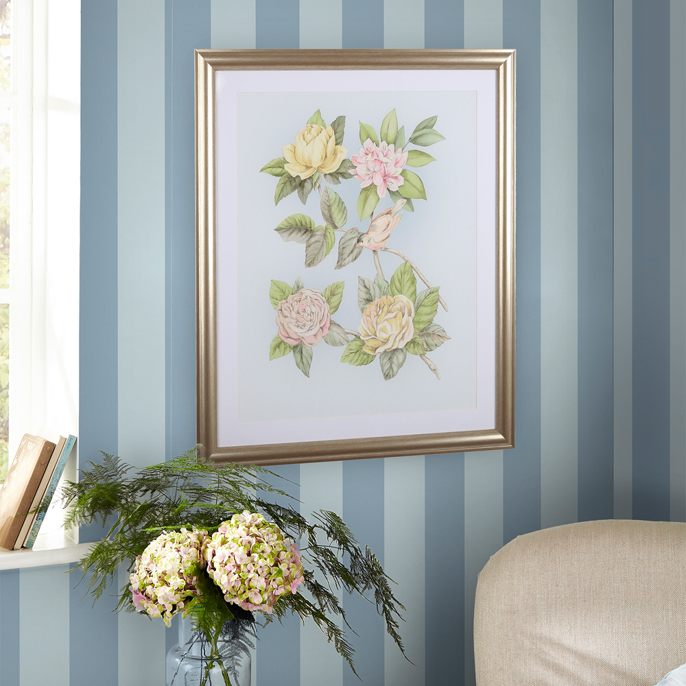 Tapet Laura Ashley Lille Matt Stripe