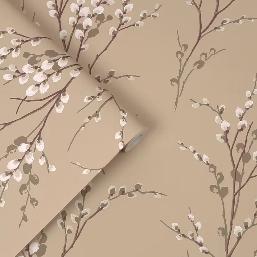 Tapet Laura Ashley Pussy Willow Naturel