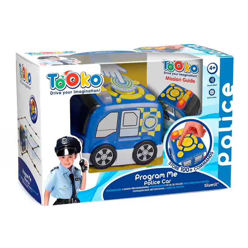 Programmeringsbar Bil Silverlit Tooko Police