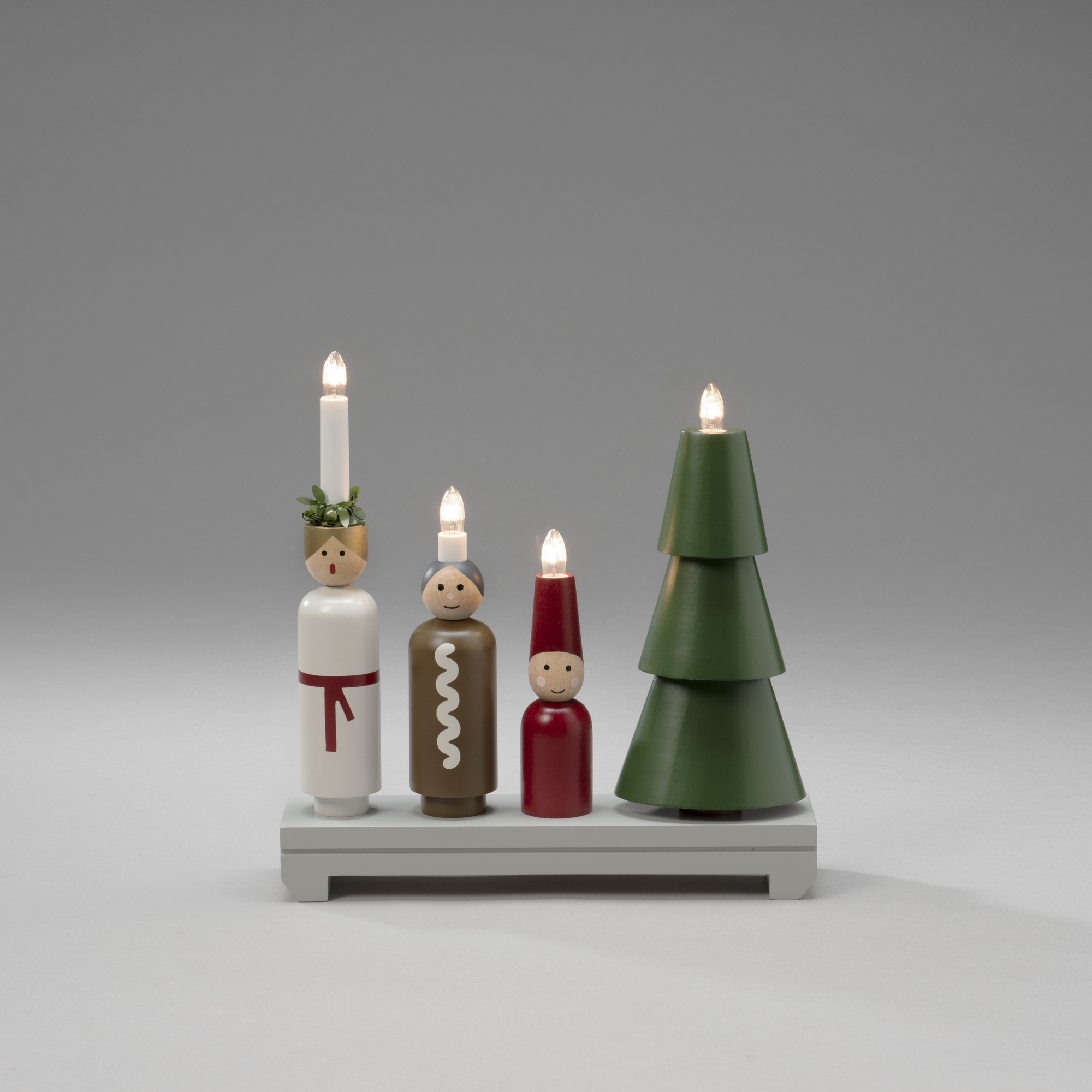Adventsljusstake Gnosjö Konstsmide 4 Ljus Lucia