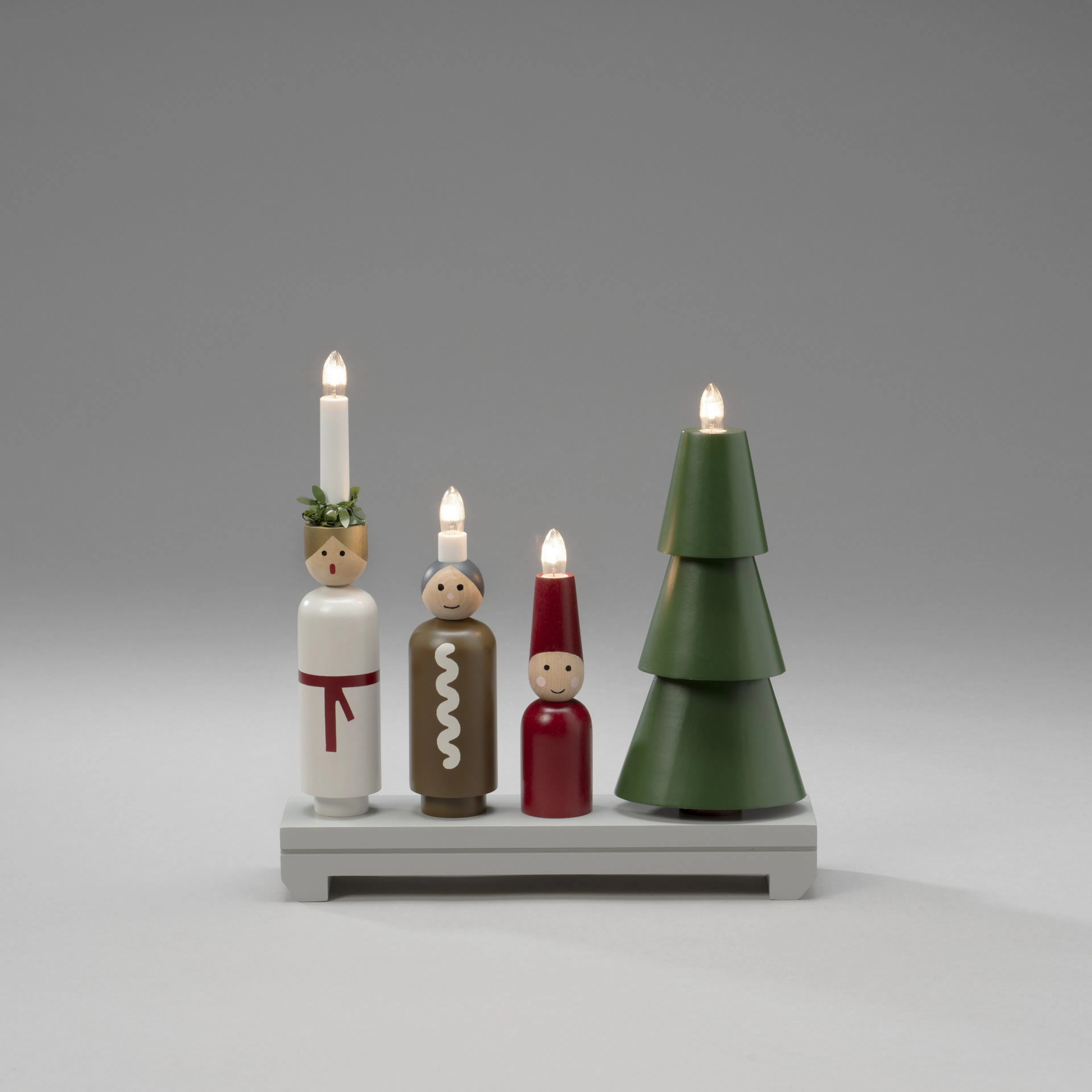 Adventsljusstake Gnosjö Konstsmide 4 Ljus Lucia