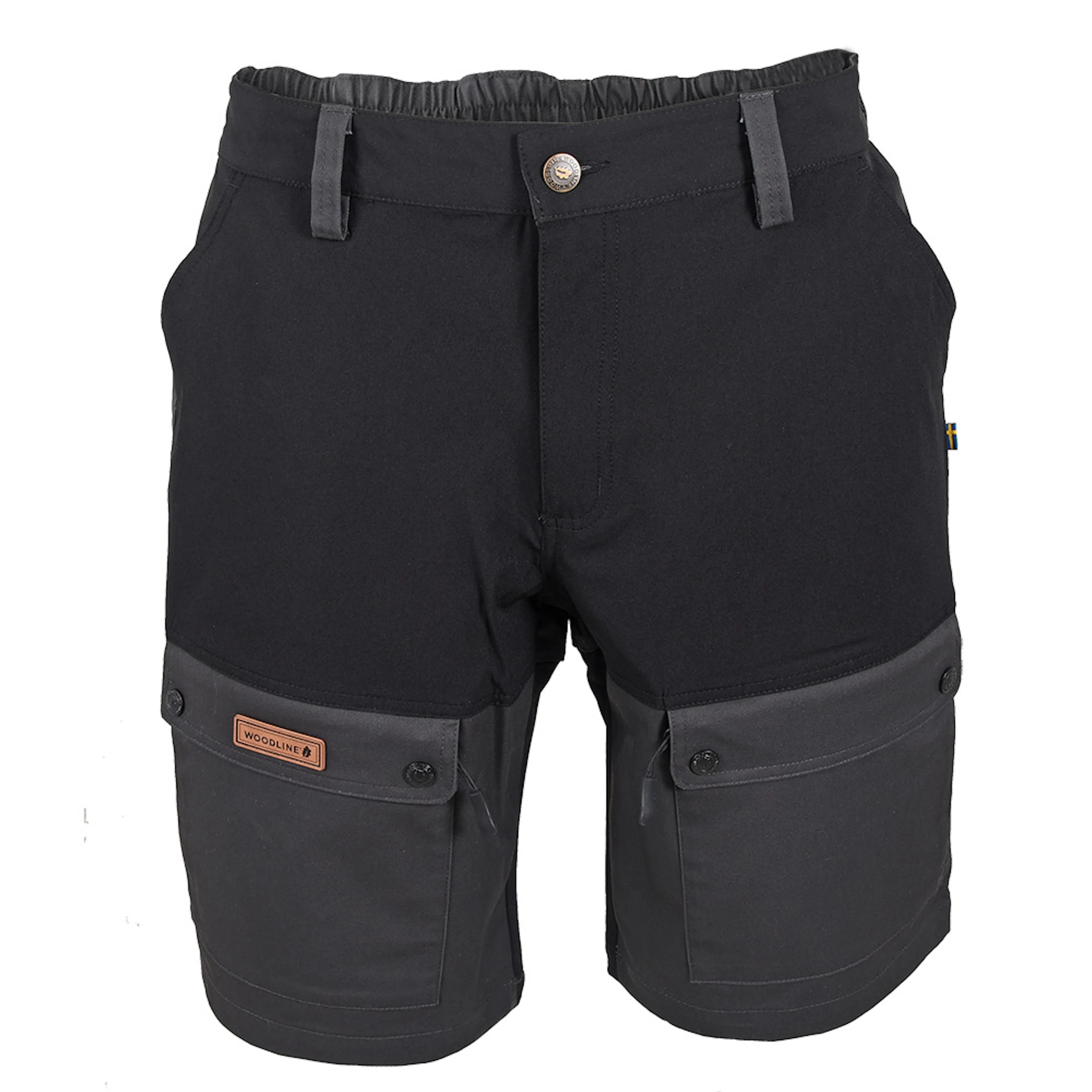 Shorts Woodline Boksund Svart/Grå