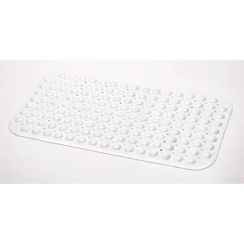Halkmatta vit 69x38 Vit, Storlek: 69x38cm