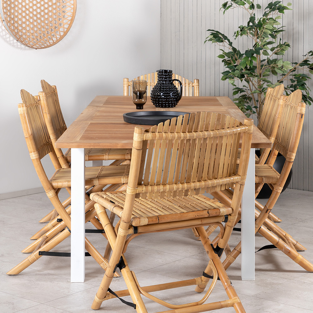 Matgrupp Venture Home Pave med 6 Cane Stolar