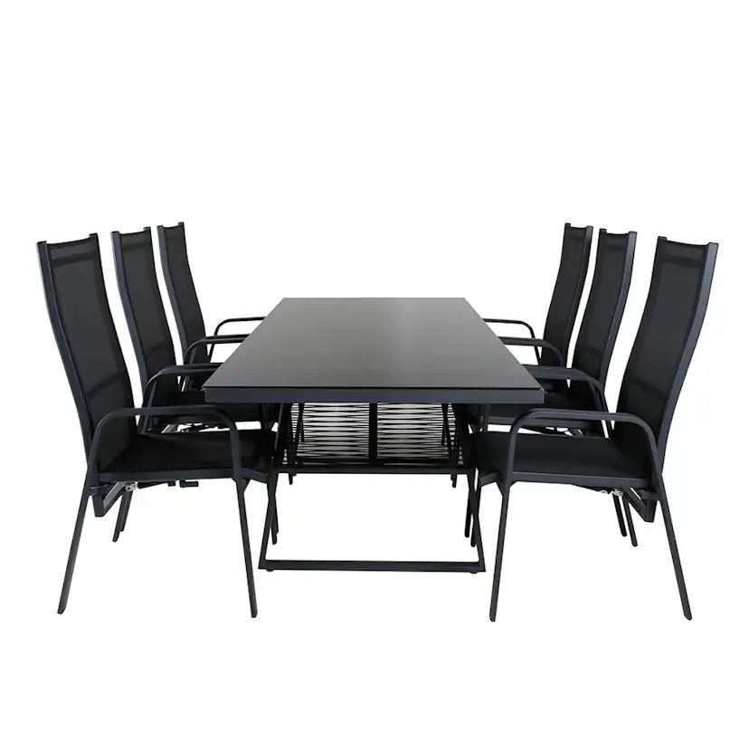 Spisegruppe Venture Home Douglas med 6 Copacabana Spisestoler
