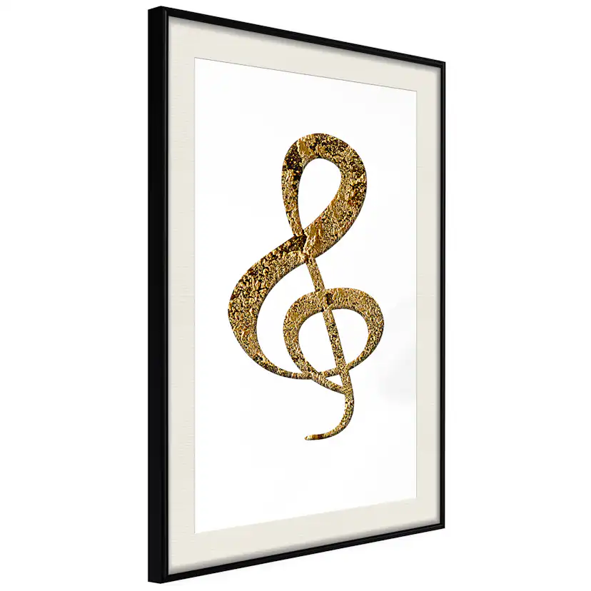 Poster Artgeist Affisch Treble Clef
