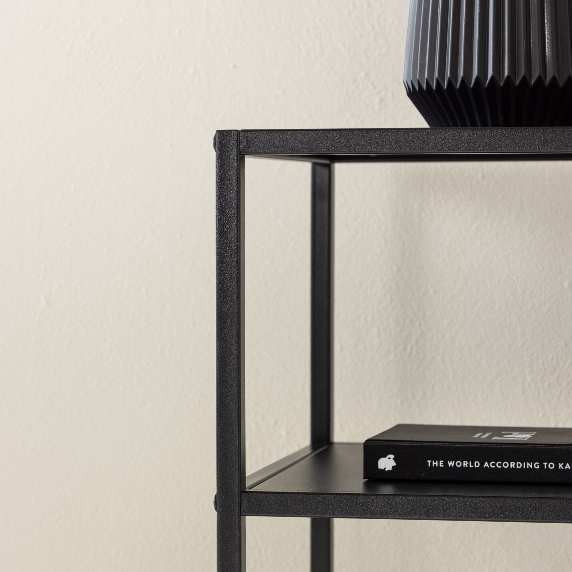 Sidobord Venture Home Punta Svart Fyrkantigt Bord i Stål 30x30cm