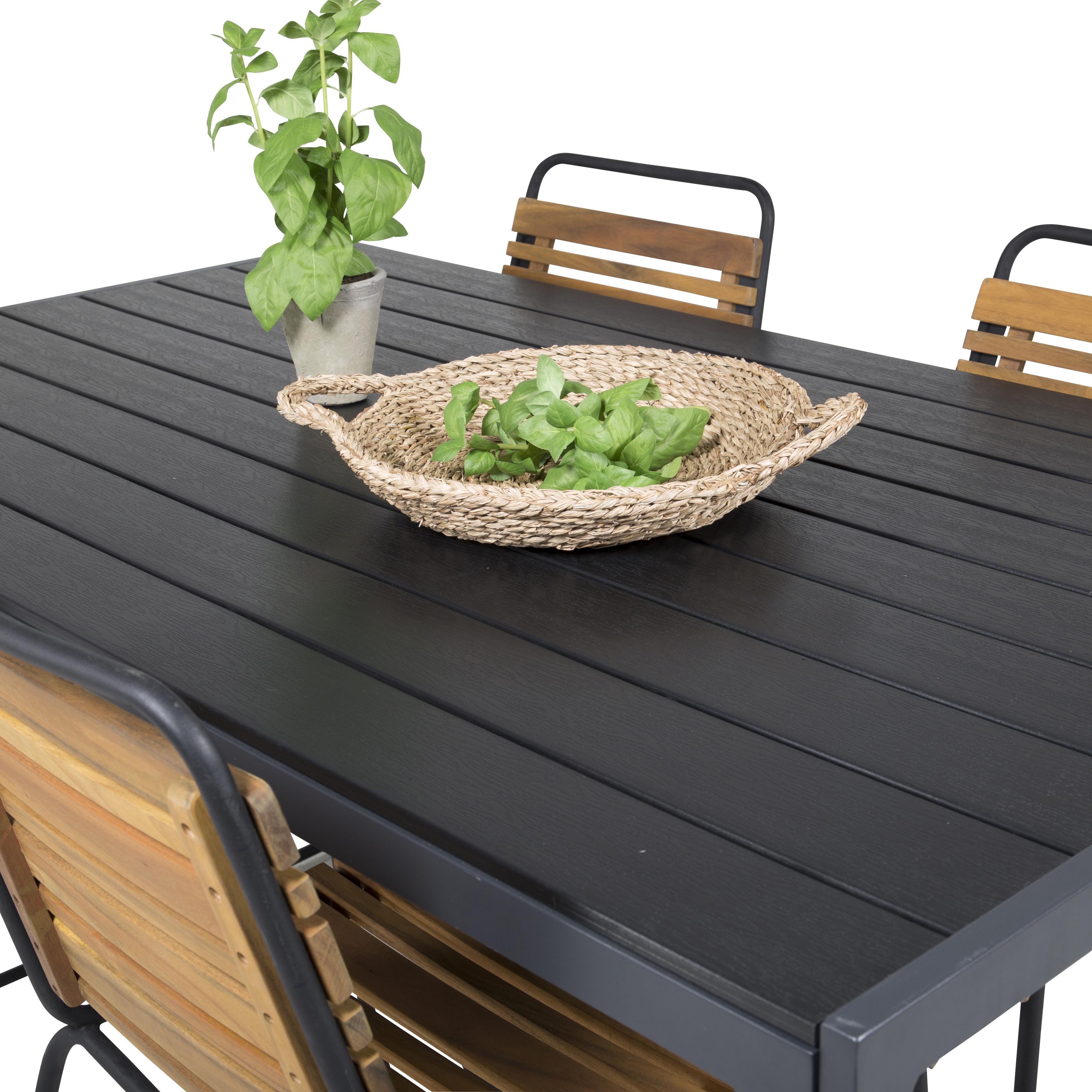 Matgrupp Venture Home Bront 150 med 4 Berfin Matstolar